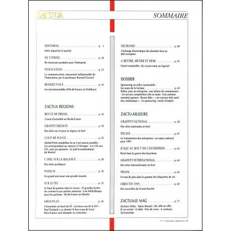 ZACTUA |Premier Numéro