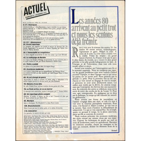 ACTUEL |Premier Numéro