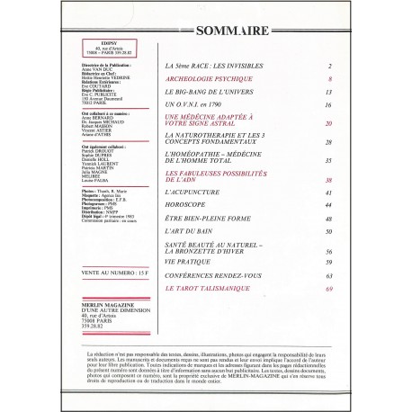 MERLIN Magazine |Premier Numéro