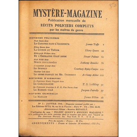 MYSTÈRE Magazine |Premier Numéro