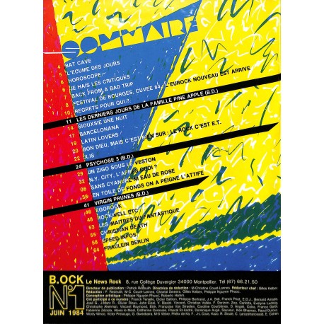 B.OCK |Premier Numéro