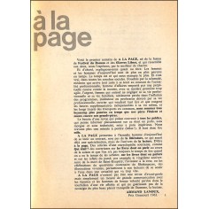 à la page |Premier Numéro 2