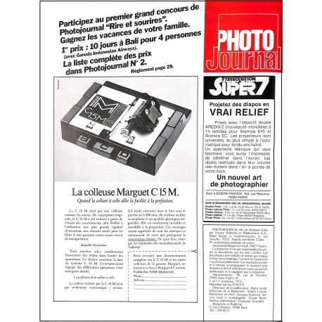 PHOTO JOURNAL |Premier Numéro