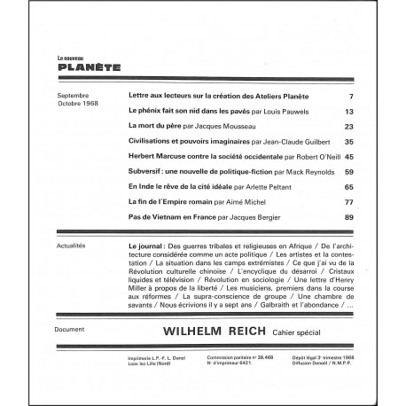 le nouveau PLANÈTE |Premier Numéro