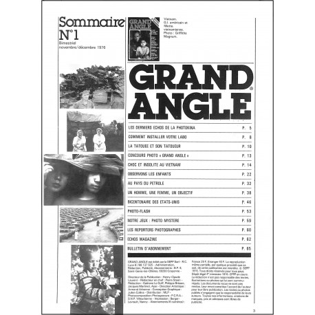 GRAND ANGLE |Premier Numéro