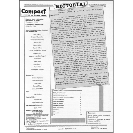 Compact |Premier Numéro