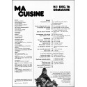MA CUISINE |Premier Numéro