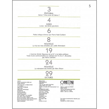 NEMO |Premier Numéro