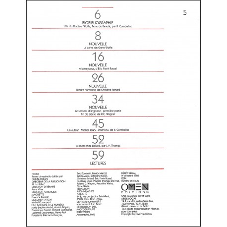 NEMO |Premier Numéro