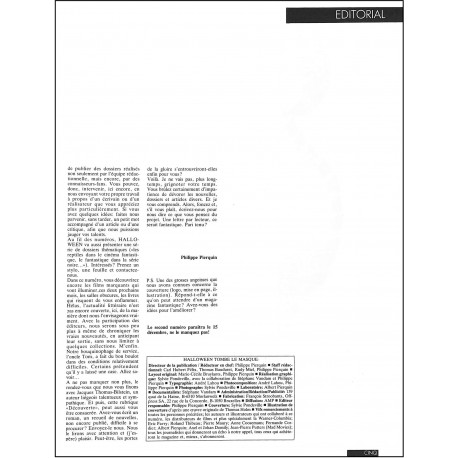 HALLOWEEN |Premier Numéro