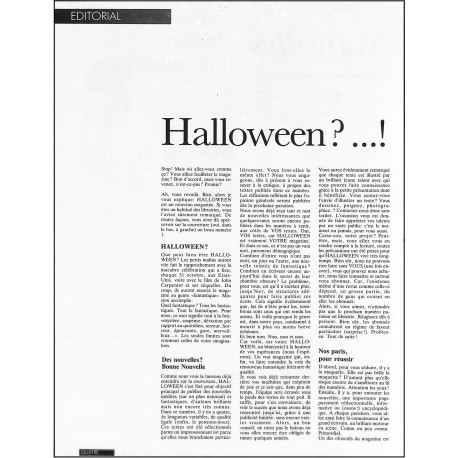HALLOWEEN |Premier Numéro