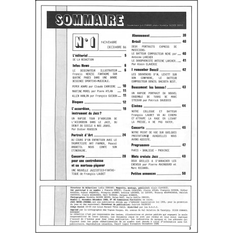 JAZZ Swing Journal |Premier Numéro