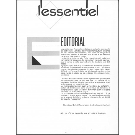 Lessentiel |Premier Numéro