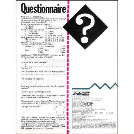 Lessentiel |Premier Numéro
