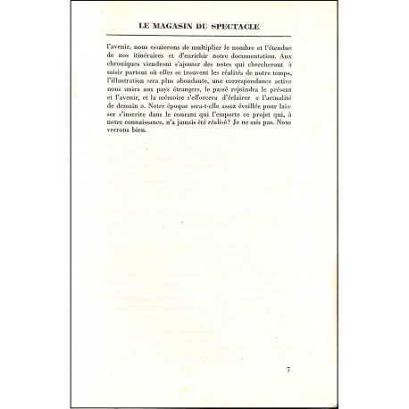 LE MAGAZIN du Spectacle |Premier Numéro