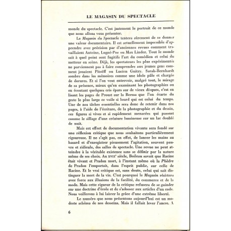 LE MAGAZIN du Spectacle |Premier Numéro