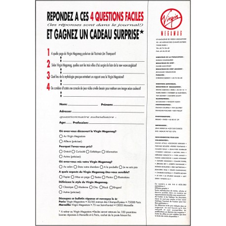 Virgin MegaMag |Premier Numéro