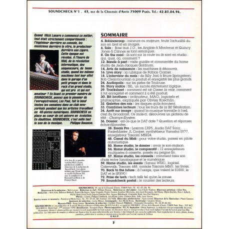 SOUND CHECK |Premier Numéro