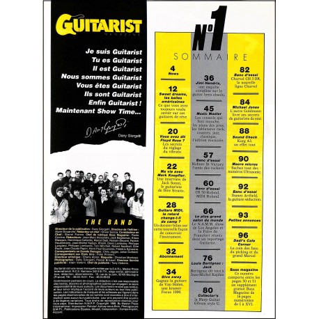 GUITARIST Magazine |Premier Numéro