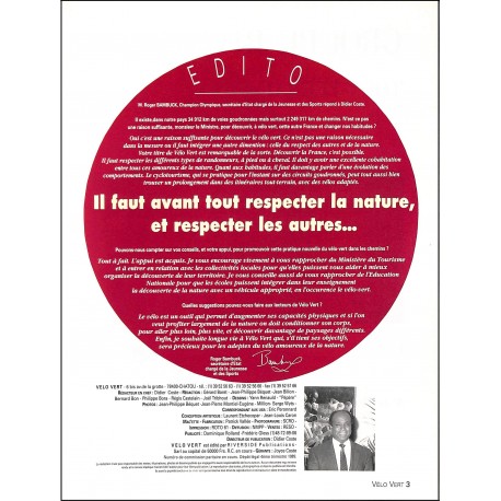 VELO VERT |Premier Numéro