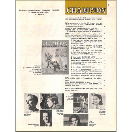 Champion |Premier Numéro