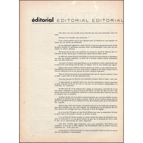 Santé et Sport |Premier Numéro