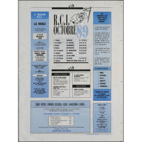 CHIENS DE SPORT |Premier Numéro