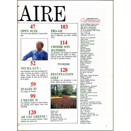 Greens |Premier Numéro