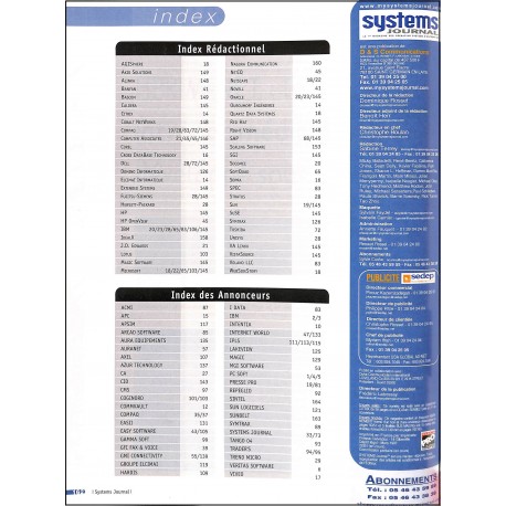 systems journal |Premier Numéro