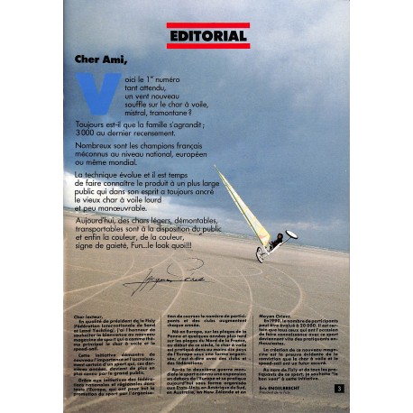 CHAR A VOILE |Premier Numéro