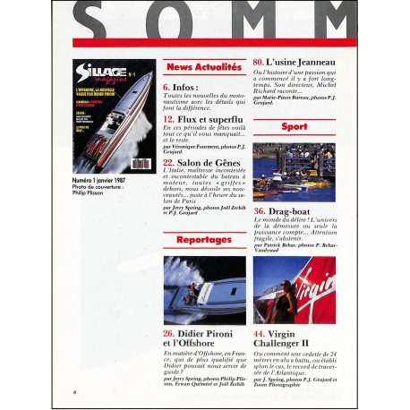 SILLAGE magazine |Premier Numéro