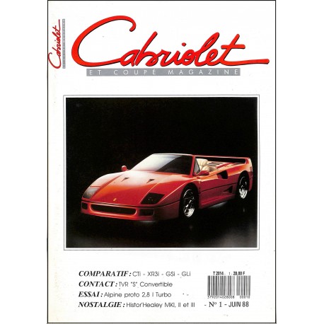 Cabriolet et coupé magazine |Premier Numéro