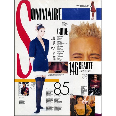 GLAMOUR |Premier Numéro