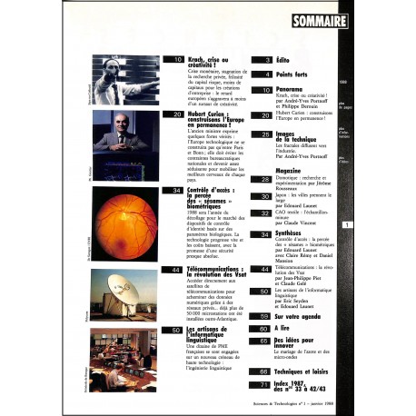 SCIENCES & TECHNOLOGIES |Premier Numéro