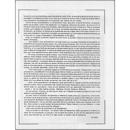 FUTURS |Premier Numéro