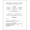 L'INFORMATION D'HISTOIRE DE L'ART |Premier Numéro