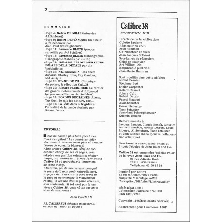 Calibre 38 |Premier Numéro