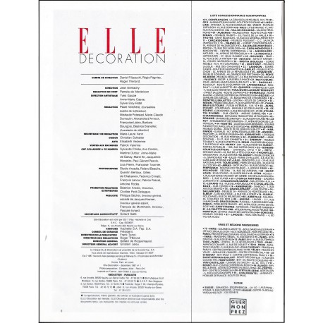 ELLE DECORATION |Premier Numéro