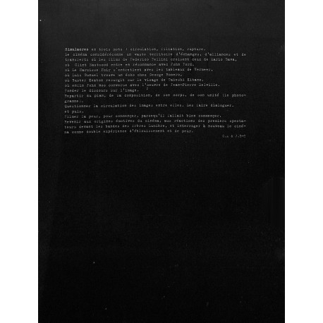 SIMULACRES |Premier Numéro