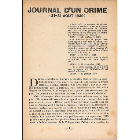 NOTRE COMBAT |Premier Numéro