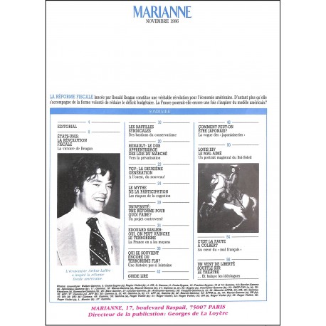 Marianne |Premier Numéro