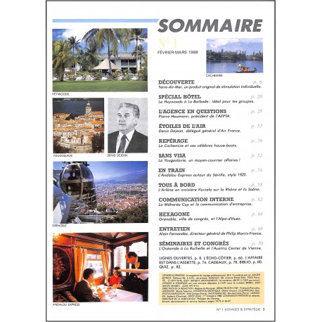 VOYAGES & STRATÉGIE |Premier Numéro