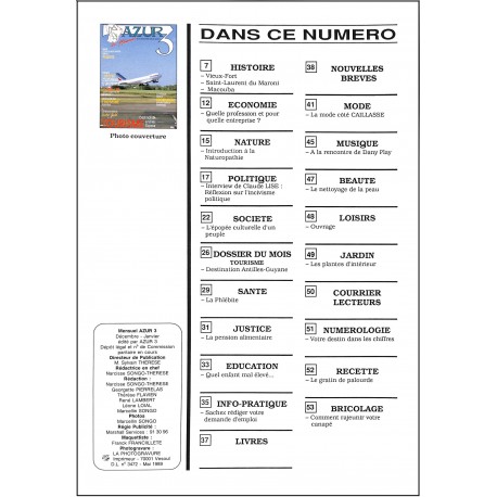 AZUR 3 |Premier Numéro