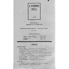 L'HOMME RÉEL |Premier Numéro 2