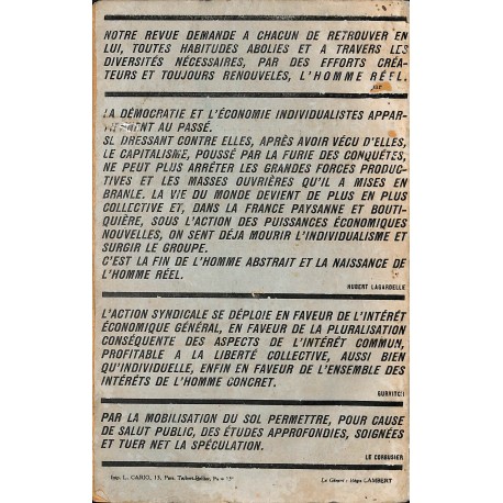 L'HOMME RÉEL |Premier Numéro