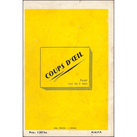 COUPS DŒIL |Premier Numéro