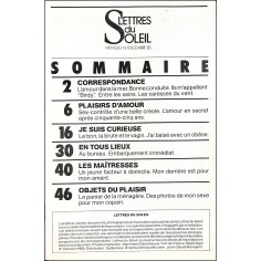 LETTRES du SOLEIL |Premier Numéro 2