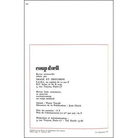 coup d'œil |Premier Numéro