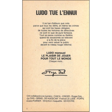 LUDO |Premier Numéro