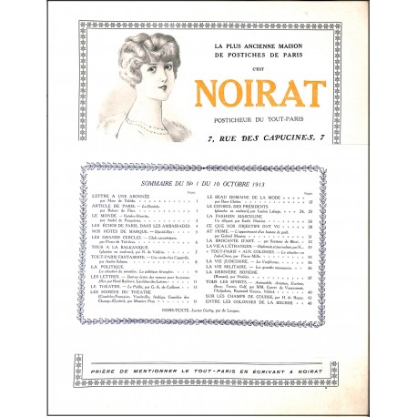 Tout-Paris |Premier Numéro